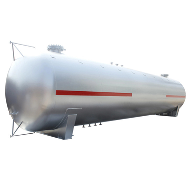 स्टेनलेस स्टील 25000L एलपीजी गैस भंडारण टैंक 20m3 माउंड बुलेट