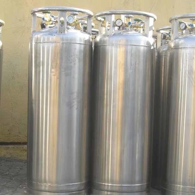 खाद्य ग्रेड क्रायोजेनिक देवर सिलेंडर 210l, हटाने योग्य देवर ऑक्सीजन टैंक