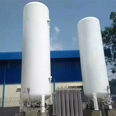 रासायनिक भंडारण के लिए लंबवत स्टैंड तरल क्रायोजेनिक स्टोरेज टैंक