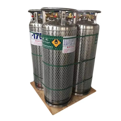 तरल ऑक्सीजन नाइट्रोजन के लिए 80l-500l क्रायोजेनिक देवर सिलेंडर