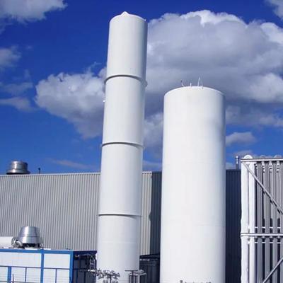 तरल ऑक्सीजन नाइट्रोजन के लिए ऊर्ध्वाधर क्रायोजेनिक भंडारण टैंक 1000L-5000L