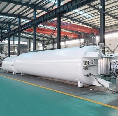 30m3 तरल ऑक्सीजन नाइट्रोजन आर्गन के लिए क्रायोजेनिक भंडारण टैंक