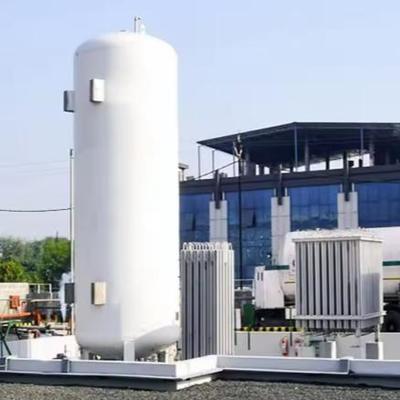 LNG LOX के लिए 5-100 टन का क्रायोजेनिक भंडारण टैंक -196°C से 50°C तक