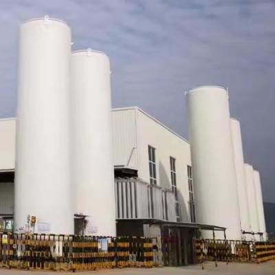 LNG LOX के लिए 5-100 टन का क्रायोजेनिक भंडारण टैंक -196°C से 50°C तक