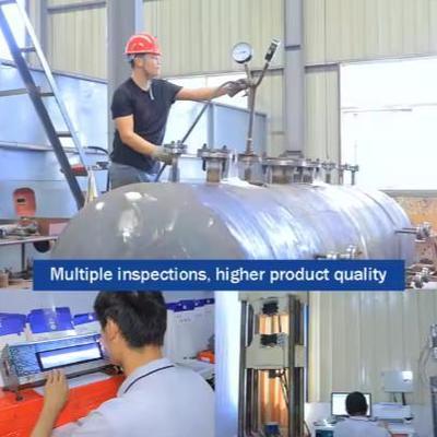 20M3 ऊर्ध्वाधर क्रायोजेनिक स्टोरेज टैंक 1.6MPa प्रेशर