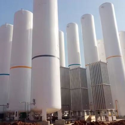 50-100 m³ क्रायोजेनिक तरल ऑक्सीजन CO₂ स्टोरेज टैंक 6058mm लंबाई