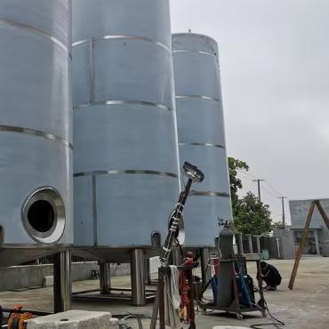 50 घन मीटर एलएनजी स्टोरेज टैंक 0.5-25 बार प्रेशर रेंज