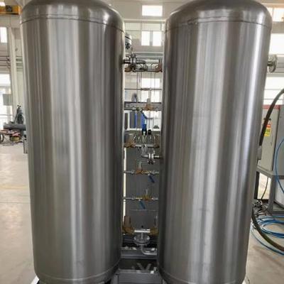 औद्योगिक उपयोग के लिए 0.1-0.8Mpa दबाव रेंज और 3-2000Nm3/h प्रवाह दर वाला बड़ी क्षमता का PSA नाइट्रोजन जनरेटर