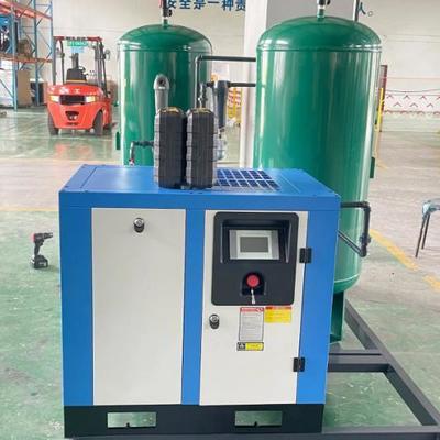 कम रखरखाव लागत के साथ छोटा स्टेनलेस स्टील पीएसए नाइट्रोजन जनरेटर N2 गैस बनाने की मशीन