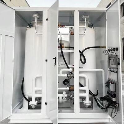 उच्च शुद्धता उच्च प्रवाह PSA नाइट्रोजन जनरेटर, स्टेनलेस स्टील निर्माण के साथ