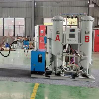 स्टेनलेस स्टील कटिंग के लिए 16 बार आउटलेट प्रेशर के साथ 60Nm³/घंटा 99.99% शुद्धता वाला PSA नाइट्रोजन जनरेटर
