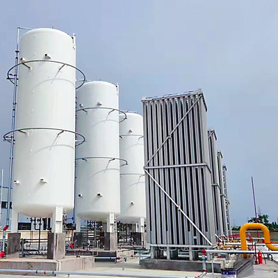 0.8MPa 25m3 क्रायोजेनिक स्टोरेज टैंक 2.16MPa बड़े तरल नाइट्रोजन थर्मल इन्सुलेशन