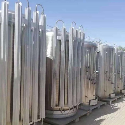वैक्यूम माइक्रो बल्क Co2 टैंक 3m3 डबल लेयर मोबाइल क्रायोजेनिक