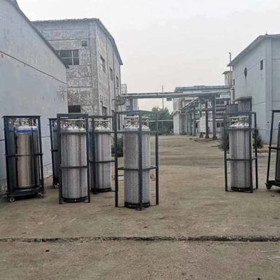 175L क्रायोजेनिक देवर सिलेंडर 1.37mpa 2.3mpa ऑक्सीजन टैंक