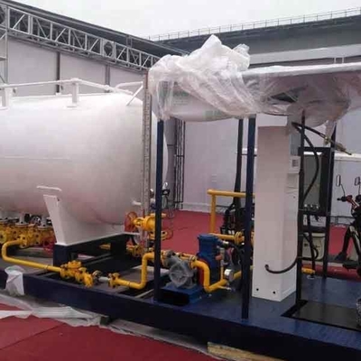 मोबाइल 5 से 10 टन एलपीजी ऑटो गैस पंप, 1.77mpa ऑटोगैस फिलिंग स्टेशन