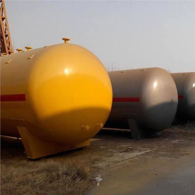कार्बन स्टील स्टोरेज टैंक एलपीजी एंटी करप्शन एबवग्राउंड माउंडेड