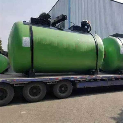 क्षैतिज 50cbm ईंधन तेल भंडारण टैंक DN65 5000l
