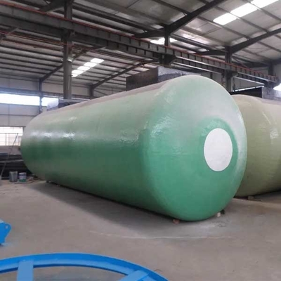 शीसे रेशा स्टील ईंधन तेल भंडारण टैंक 30000-50000L औद्योगिक डबल परत