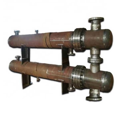 7.5kw डबल ट्यूब शीट हीट एक्सचेंजर 0.8-2.0mm स्टीम कंडेनसर