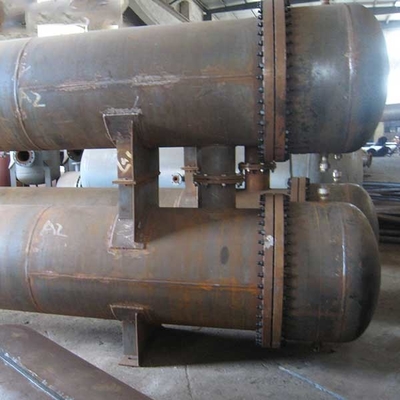 7.5kw डबल ट्यूब शीट हीट एक्सचेंजर 0.8-2.0mm स्टीम कंडेनसर
