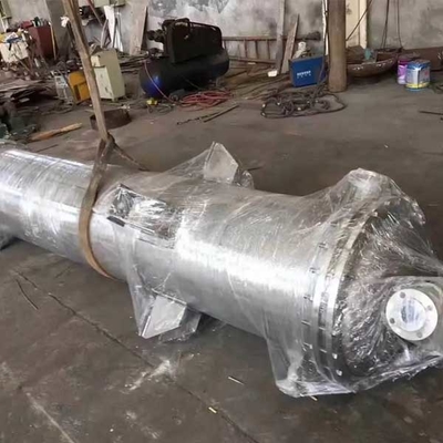 स्टेनलेस स्टील SS316L डबल ट्यूब शीट हीट एक्सचेंजर 220V ट्यूबलर