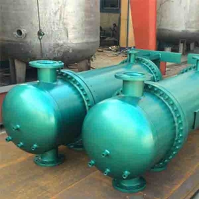 3.5kw 7kw ट्यूबलर हीट एक्सचेंजर सिस्टम, हाई प्रेशर शेल और ट्यूब सरफेस कंडेनसर